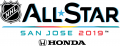 NHL All-Star Game 2018-2019 Wordmark Logo Sticker Heat Transfer