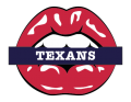 Houston Texans Lips Logo Sticker Heat Transfer