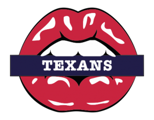 Houston Texans Lips Logo decal sticker