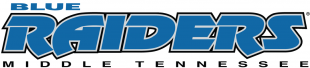Middle Tennessee Blue Raiders 1998-Pres Wordmark Logo decal sticker