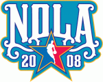 NBA All-Star Game 2007-2008 Wordmark Logo decal sticker