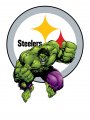 Pittsburgh Steelers Hulk Logo decal sticker