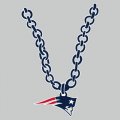 New England Patriots Necklace logo Sticker Heat Transfer