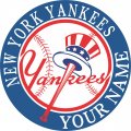 New York Yankees Customized Logo decal sticker