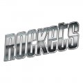 Houston Rockets Silver Logo Sticker Heat Transfer