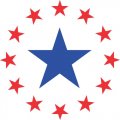 USA Logo 13 Sticker Heat Transfer