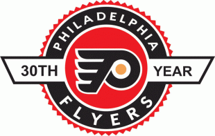 Philadelphia Flyers 1996 97 Anniversary Logo Sticker Heat Transfer