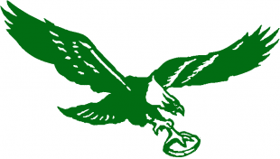 Philadelphia Eagles 1948-1968 Primary Logo Sticker Heat Transfer