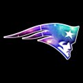 Galaxy New England Patriots Logo decal sticker