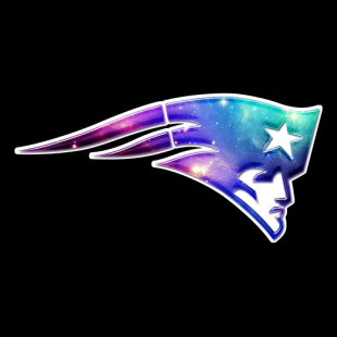 Galaxy New England Patriots Logo Sticker Heat Transfer