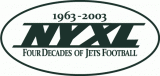 New York Jets 2003 Anniversary Logo Sticker Heat Transfer