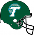 Tulane Green Wave 1998-2013 Helmet Logo Sticker Heat Transfer