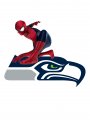Seattle Seahawks Spider Man Logo decal sticker