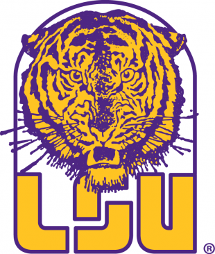 LSU Tigers 1967-1971 Primary Logo decal sticker