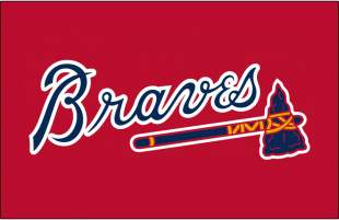 Atlanta Braves 2005-2013 Jersey Logo Sticker Heat Transfer