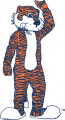 Auburn Tigers 1981-2005 Mascot Logo Sticker Heat Transfer