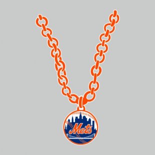 New York Mets Necklace logo Sticker Heat Transfer