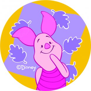 Disney Piglet Logo 15 Sticker Heat Transfer