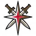 Vegas Golden Knights Crystal Logo decal sticker
