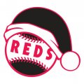 Cincinnati Reds Baseball Christmas hat logo decal sticker