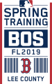 Boston Red Sox 2019 Event Logo decal sticker