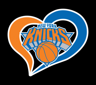 New York Knicks Heart Logo decal sticker