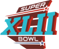 Super Bowl XLII Logo decal sticker