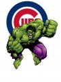 Chicago Cubs Hulk Logo Sticker Heat Transfer