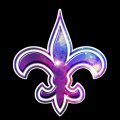 Galaxy New Orleans Saints Logo Sticker Heat Transfer