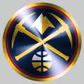 Denver Nuggets Stainless steel logo decal sticker