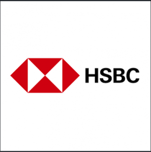 HSBC brand logo decal sticker