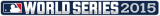 MLB World Series 2015 Wordmark Logo Sticker Heat Transfer