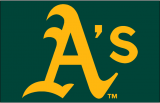 Oakland Athletics 1994-2013 Cap Logo Sticker Heat Transfer