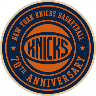 New York Knicks 2016-2017 Anniversary Logo 2 decal sticker