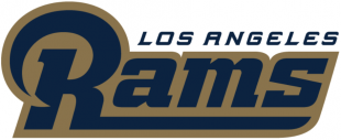 Los Angeles Rams 2016 Wordmark Logo 01 decal sticker
