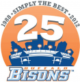 Buffalo Bisons 2012 Stadium Logo Sticker Heat Transfer