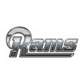 Los Angeles Rams Silver Logo Sticker Heat Transfer