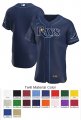 Tampa Bay Rays Custom Letter and Number Kits for Alternate Jersey 01 Material Twill