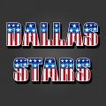 Dallas Stars American Captain Logo Sticker Heat Transfer