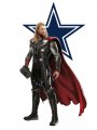 Dallas Cowboys Thor Logo decal sticker