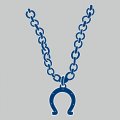 Indianapolis Colts Necklace logo Sticker Heat Transfer