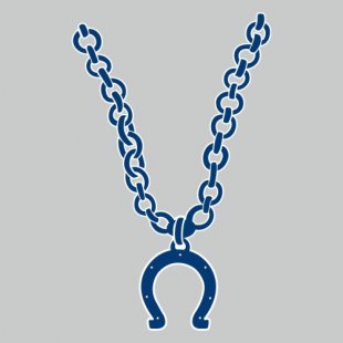 Indianapolis Colts Necklace logo decal sticker