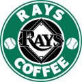 Tampa Bay Rays Starbucks Coffee Logo Sticker Heat Transfer
