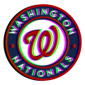 Phantom Washington Nationals logo decal sticker