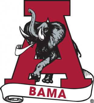 Alabama Crimson Tide 1974-2000 Secondary Logo Sticker Heat Transfer
