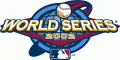 MLB World Series 2002 Logo Sticker Heat Transfer