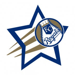 Kansas City Royals Baseball Goal Star logo Sticker Heat Transfer