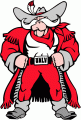 UNLV Rebels 1995-2005 Mascot Logo Sticker Heat Transfer