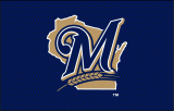 Milwaukee Brewers 2000-2006 Batting Practice Logo Sticker Heat Transfer