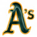 Oakland Athletics Crystal Logo Sticker Heat Transfer
